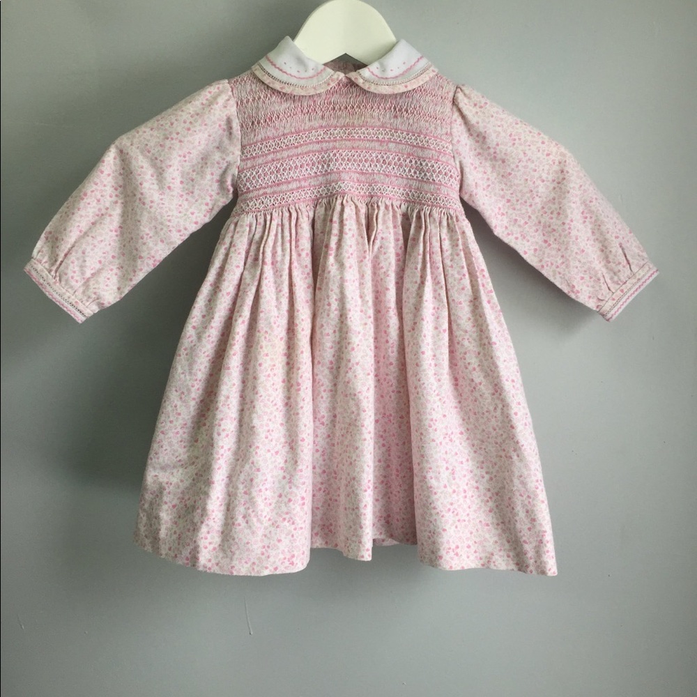 Sarah Louise Pink 18 Months Smocked Dress